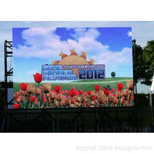 IP65 / IP54 P10 Narmal Rental LED Screen , DIP Led Display
